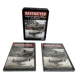Sealed Restricted Films of World War II DVD Set of Two DVD’s and a Collector Tin